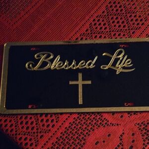 Blessed Life License Plate Frame